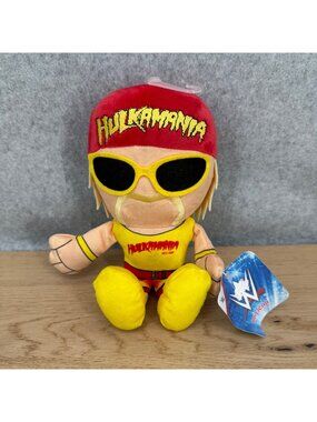 Bleacher Creatures WWE Hulk Hogan Kuricha Sitting Plush 8" Soft Toy W Tag